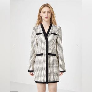 Urban Revivo Tweed Checker Dress never been worn with tags